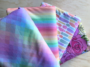 Pastel Rainbow Faded Stripes