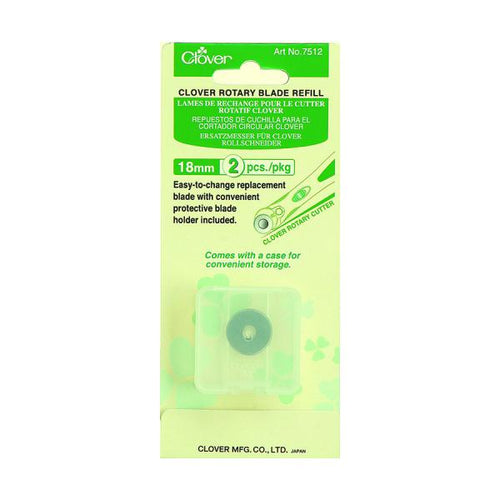 Clover 18mm Rotary Cutter Blade Refill - 2 Pcs