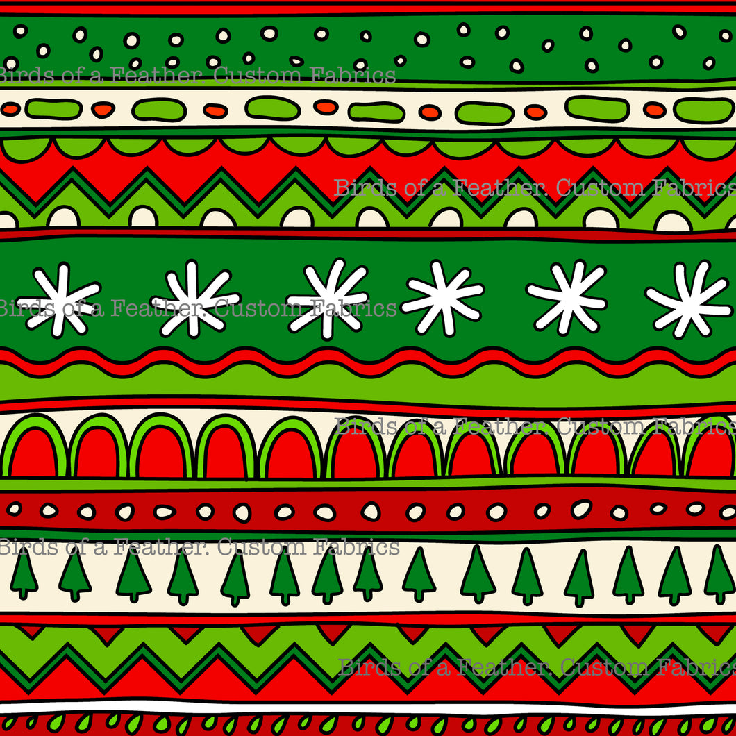 Christmas Pattern Stripes *Pre-Order