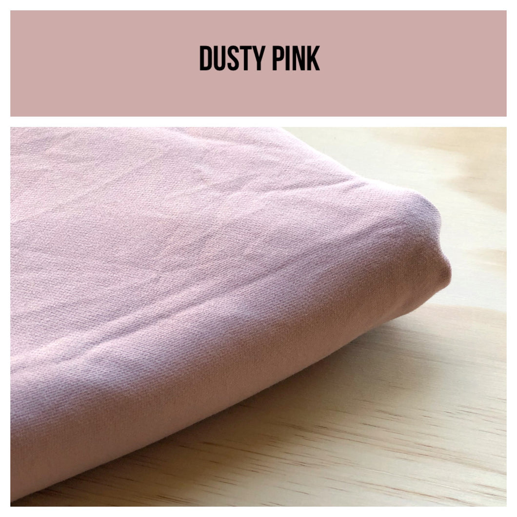 Dusty Pink *FLASH PRE-ORDER* Stretch French Terry 250gsm