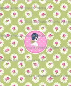 Floral Apple Panel