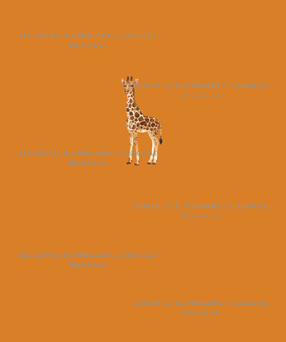 Giraffe - Orange Panel