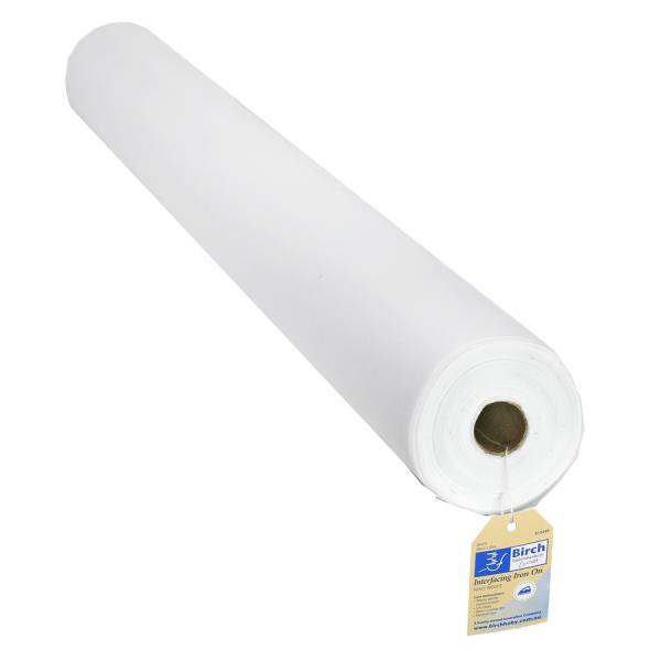 Heavy Weight Iron-on Fusible Interfacing - White