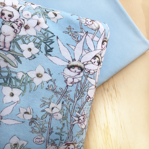 May Gibbs ~ Flannel Flower Babies ~ Summer Blue