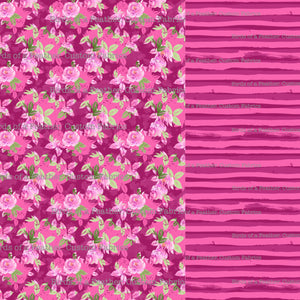 Floral & Stripe Project Panel (Unicorn, Floral & Stripes Panel)