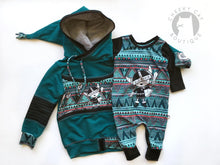 Stash Pack - Little Viking Print & Panel Stretch French Terry 280