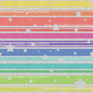 Heather Rainbow Stripes & Stars *Pre-Order