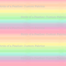 Pastel Rainbow Faded Stripes