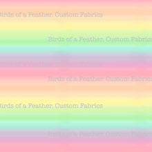 Pastel Rainbow Faded Stripes