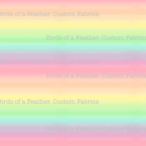 Pastel Rainbow Faded Stripes