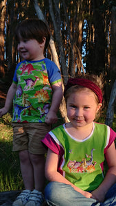 Dino Friends - Bright Green Panel