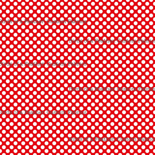 Be Cool, Be Polka Dot - Red