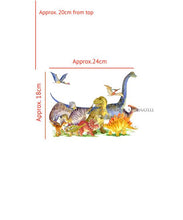 Dino Friends - White Panel (larger scale)